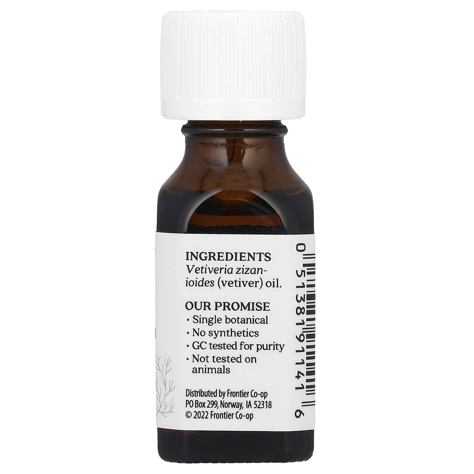 Aura Cacia Pure Vetiver Essential Oil for Relaxation and Calm (0.5 fl oz) - Image 2