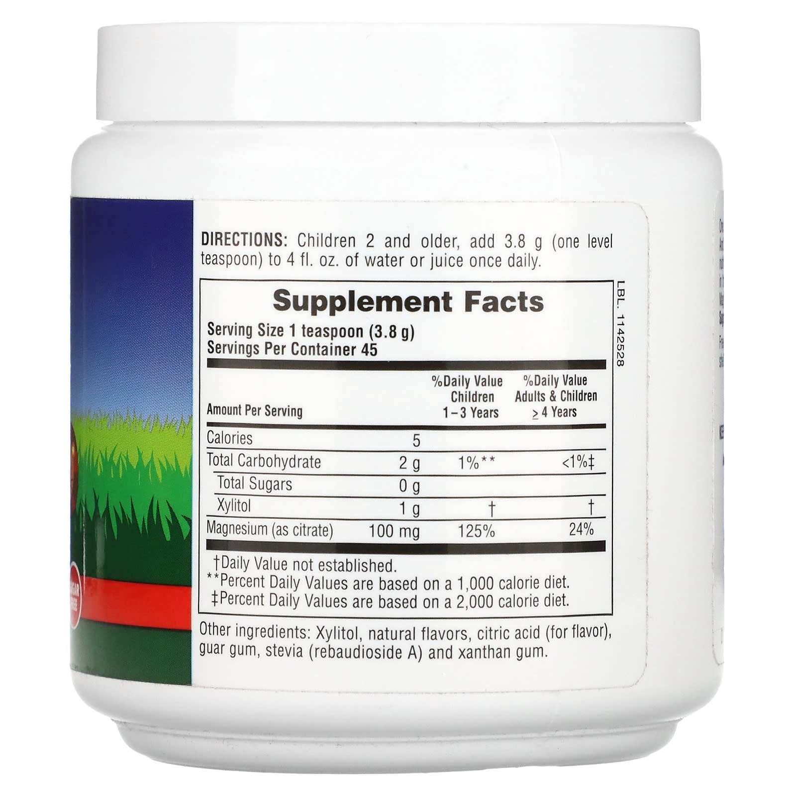 NaturesPlus, Mag Kidz, Animal Parade, Children's Magnesium Powder Supplement, Cherry, 0.38 lb (171 g) - Image 2