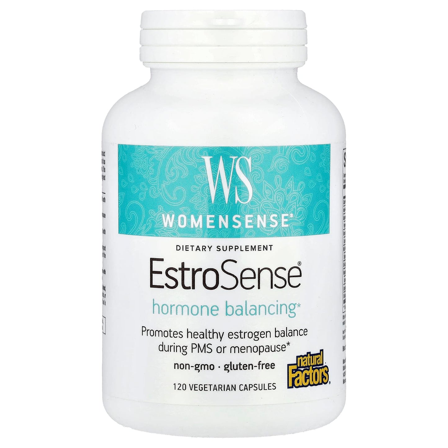Natural Factors, WomenSense®, EstroSense®, 120 Vegetarian Capsules - Image 1