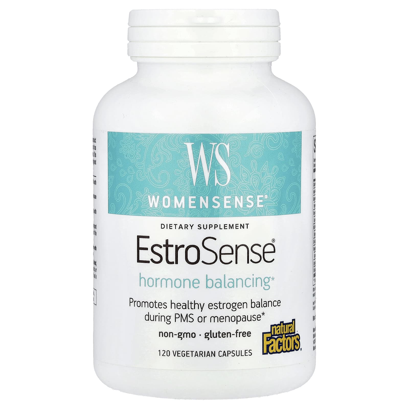Natural Factors, WomenSense®, EstroSense®, 120 Vegetarian Capsules - Image 1