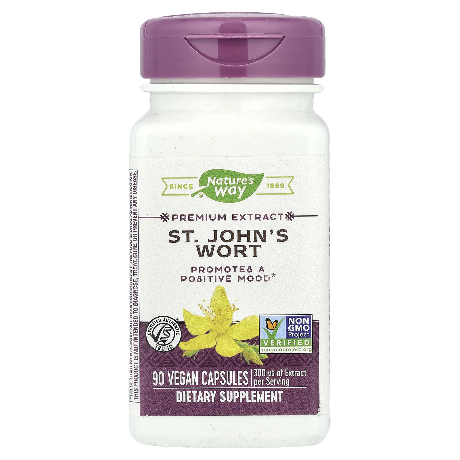 Nature's Way, St. John's Wort, 90 Vegan Capsules - Image 1