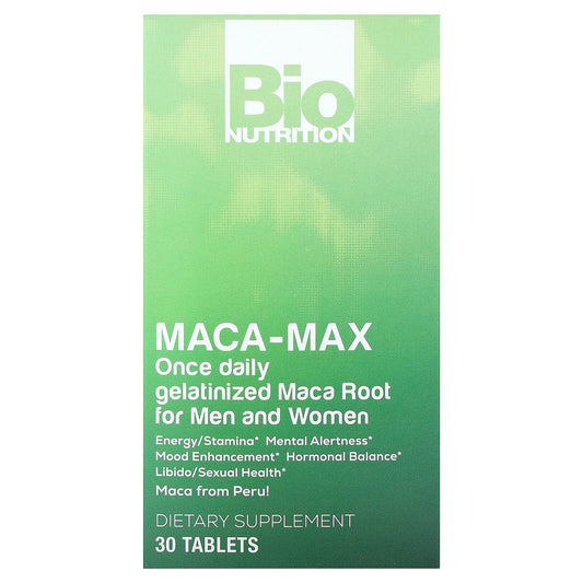 Bio Nutrition Maca-Max 1,000 mg, Energy & Stamina Supplement for Men & Women - Image 1