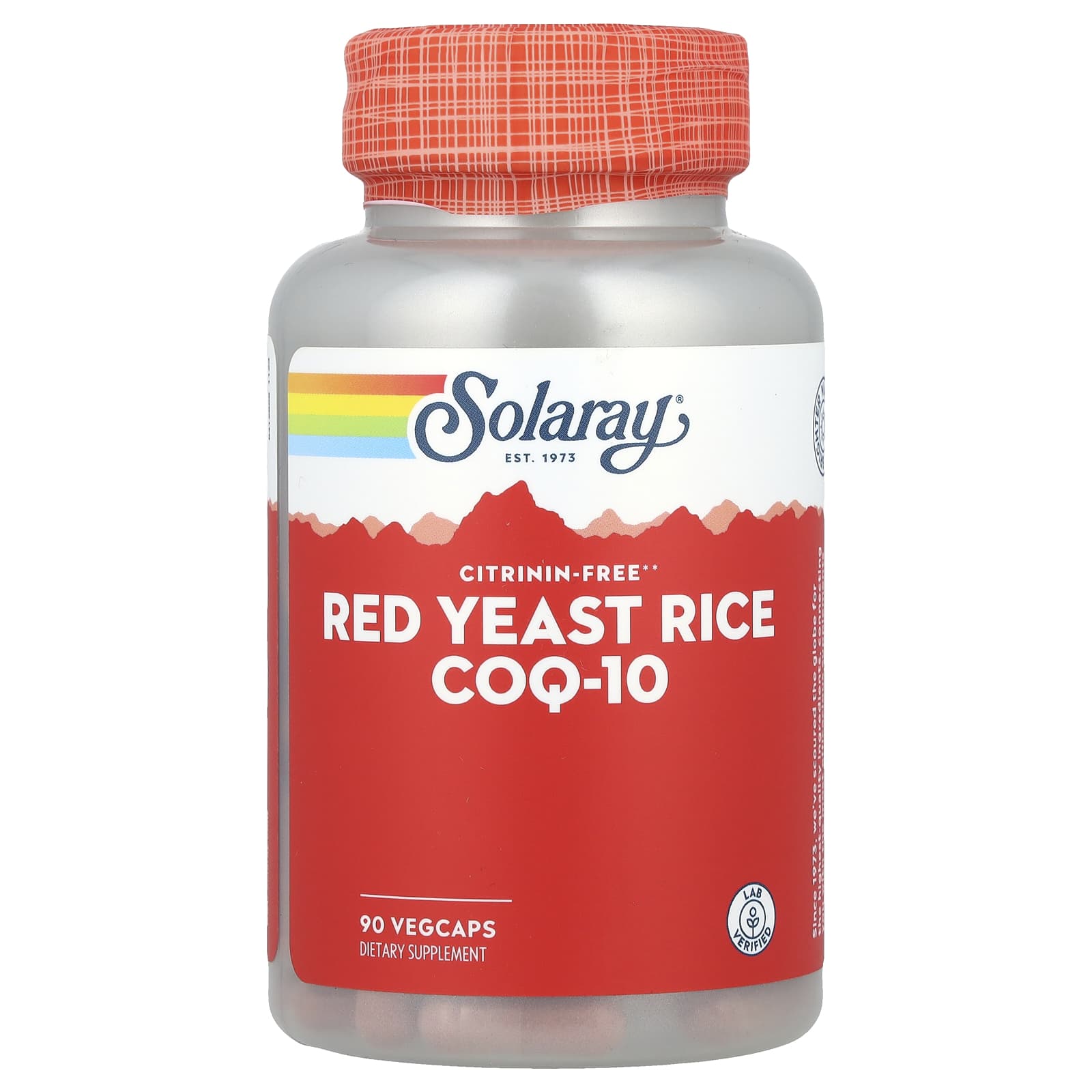 Solaray, Red Yeast Rice CoQ-10, 90 VegCaps - Image 1