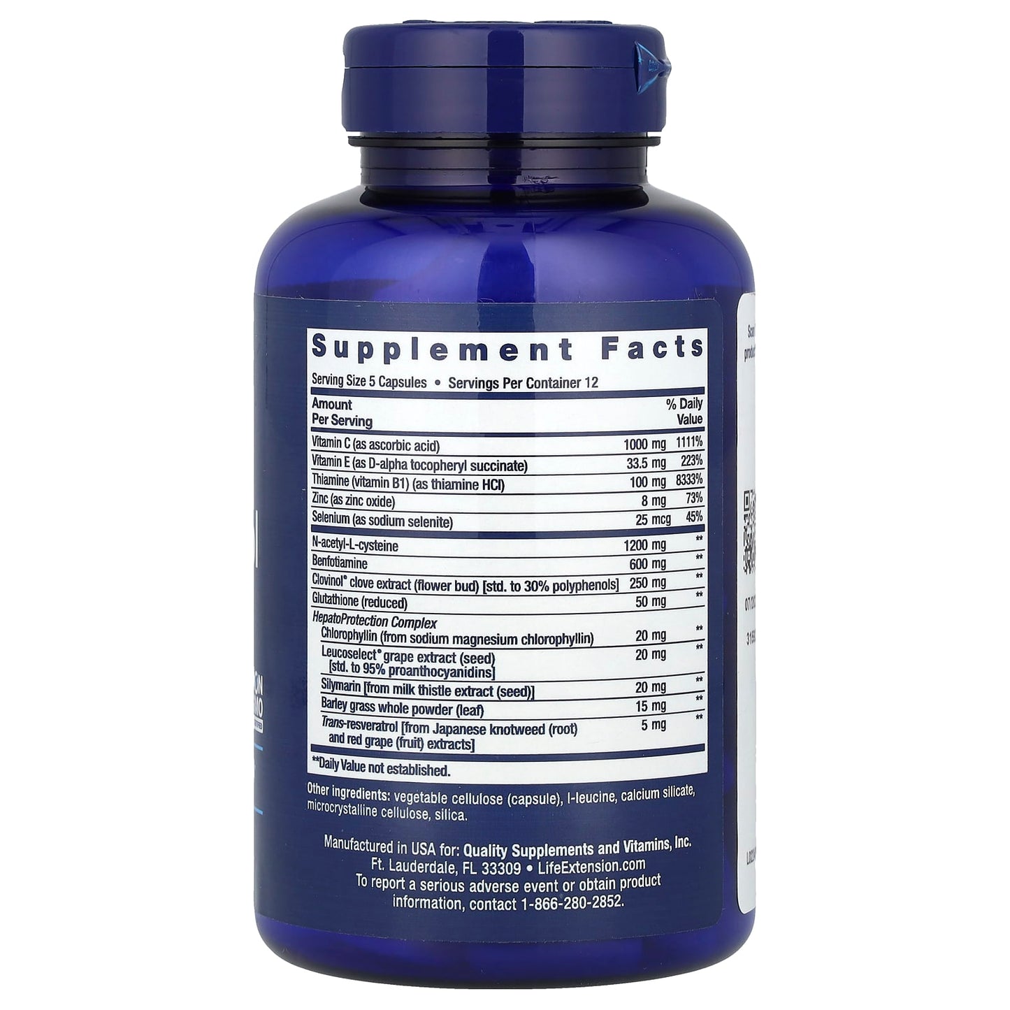 Life Extension, Anti-Alcohol Complex, 60 Capsules - Image 2
