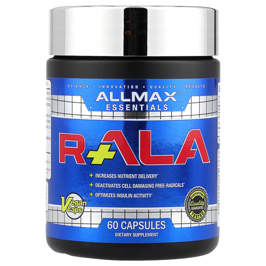ALLMAX R+ALA 150mg, 60 Capsules - Boost Energy & Nutrient Delivery - Image 1