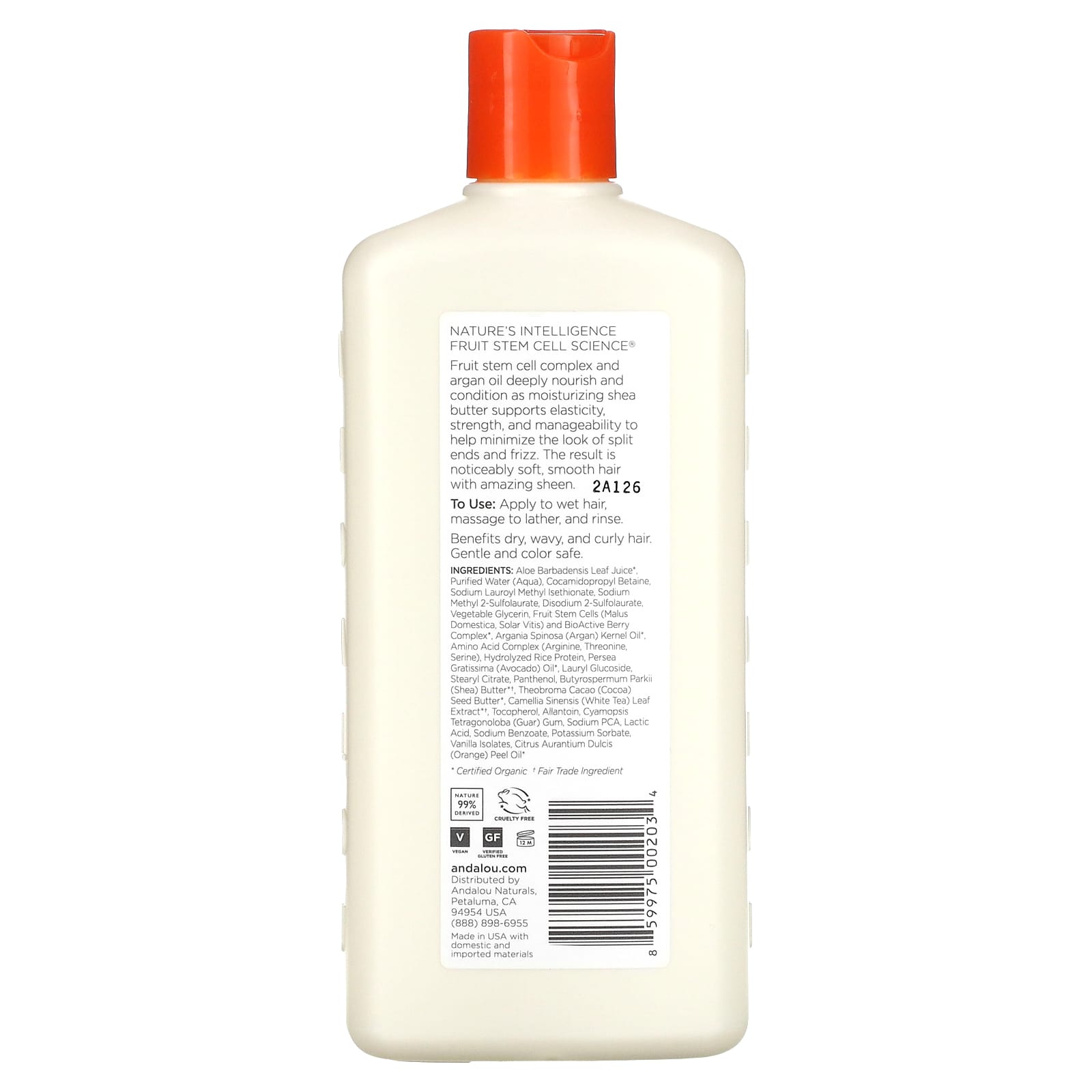 Argan Oil & Shea Shampoo for Soft, Smooth Hair - Vegan & Cruelty Free - Image 2