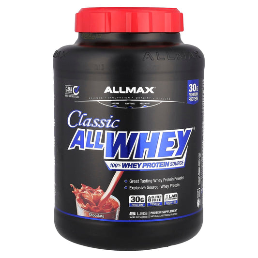 ALLMAX Classic AllWhey 100% Whey Protein 5 lbs Chocolate - Image 1