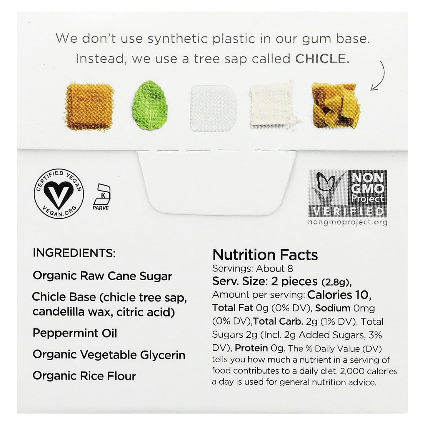 Simply Gum, Chewing Gum, Peppermint, 15 Pieces - Image 2