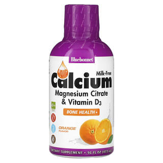 Calcium, Magnesium & Vitamin D3 Supplement by Bluebonnet Nutrition, 16 oz