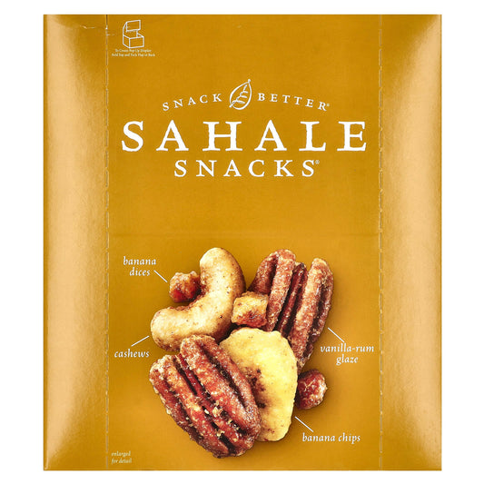 Sahale Snacks, Glazed Mix, Banana Rum Pecans, 9 Bags, 1.5 oz (42.5 g) Each - Image 1
