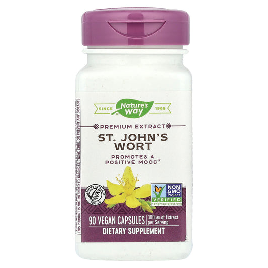 Nature's Way, St. John's Wort, 90 Vegan Capsules - Image 1