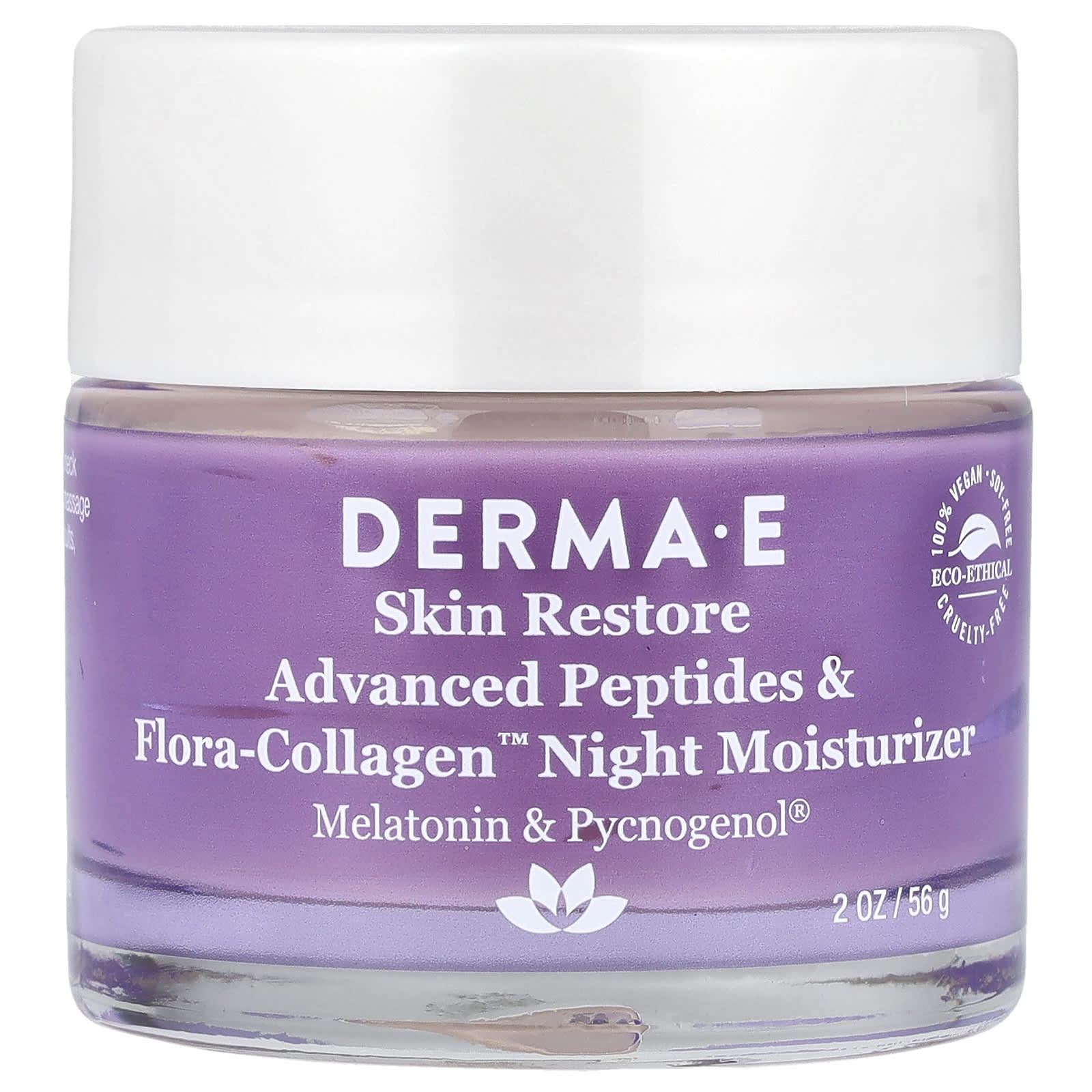 Derma E Advanced Peptides Night Moisturizer, 2 oz (56 g) - Vegan, Cruelty-Free - Image 1