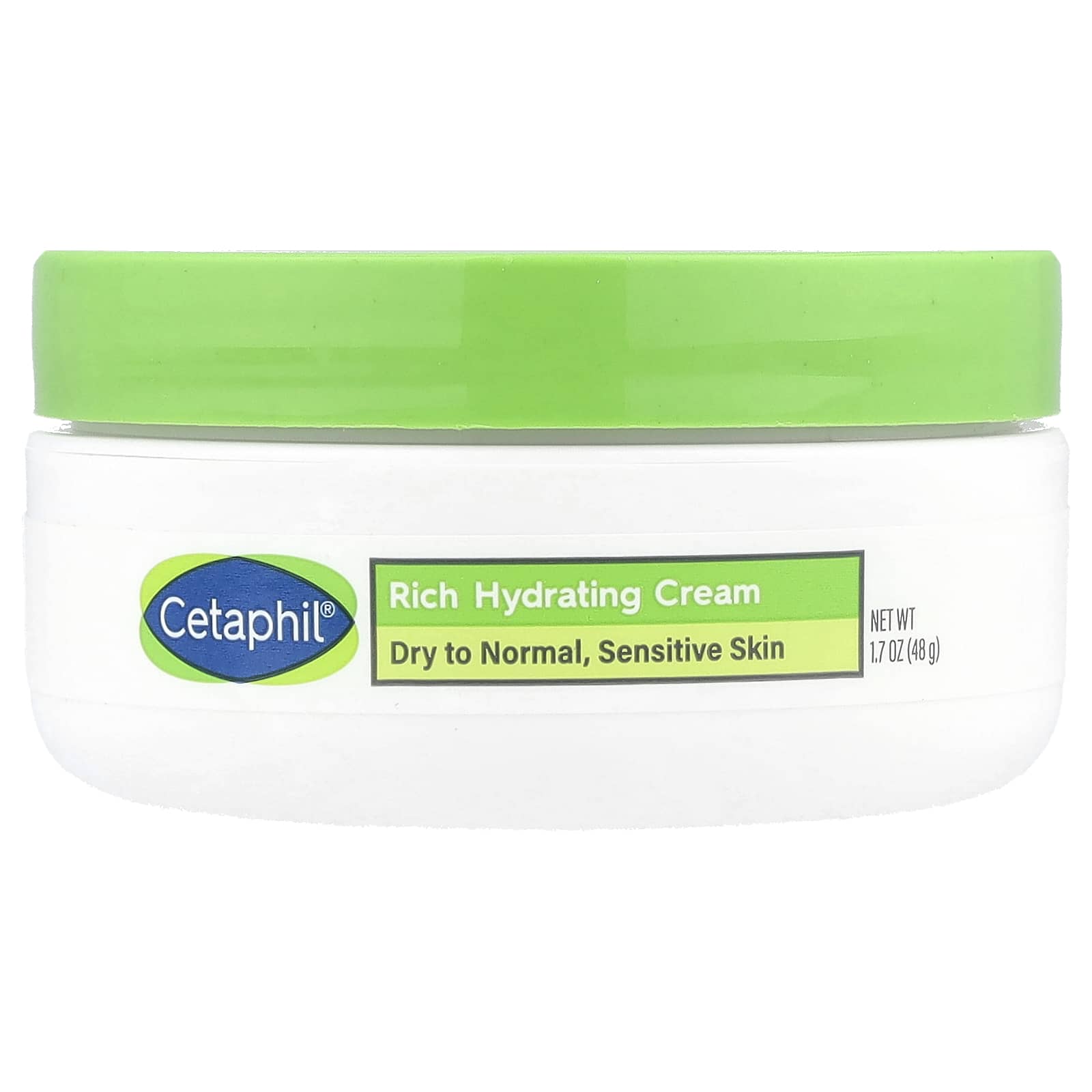 Soothe Sensitive Skin with Cetaphil Hydrating Cream, 48g - Image 1