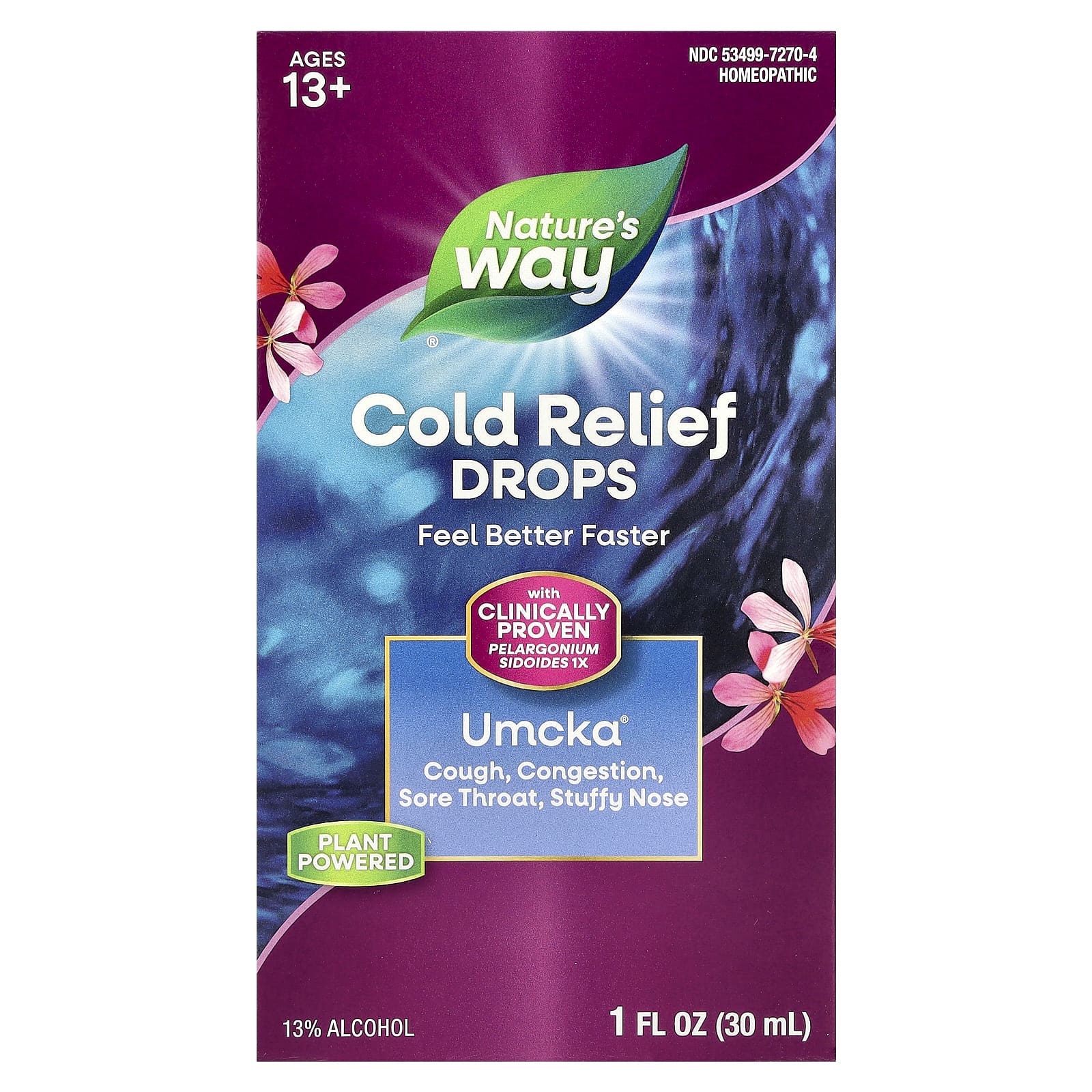 Nature's Way, Umcka®, Cold Relief Drops, Ages 13+, 1 fl oz (30 ml) - Image 1