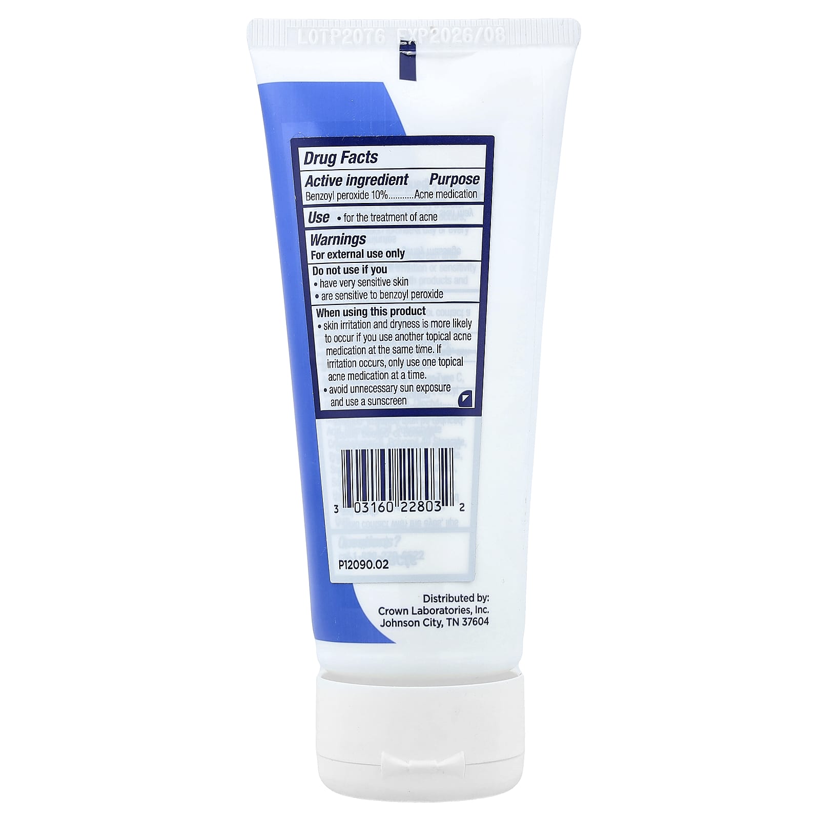 PanOxyl, Acne Foaming Wash For Face & Body, Maximum Strength, 3 oz (85 g) - Image 2