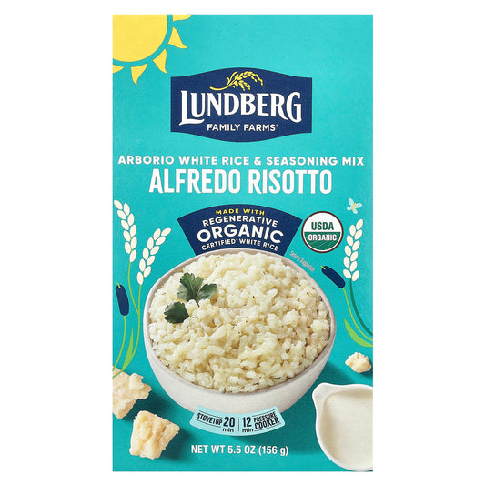 Lundberg, Organic Risotto, Alfredo, 5.5 oz (156 g) - Image 1