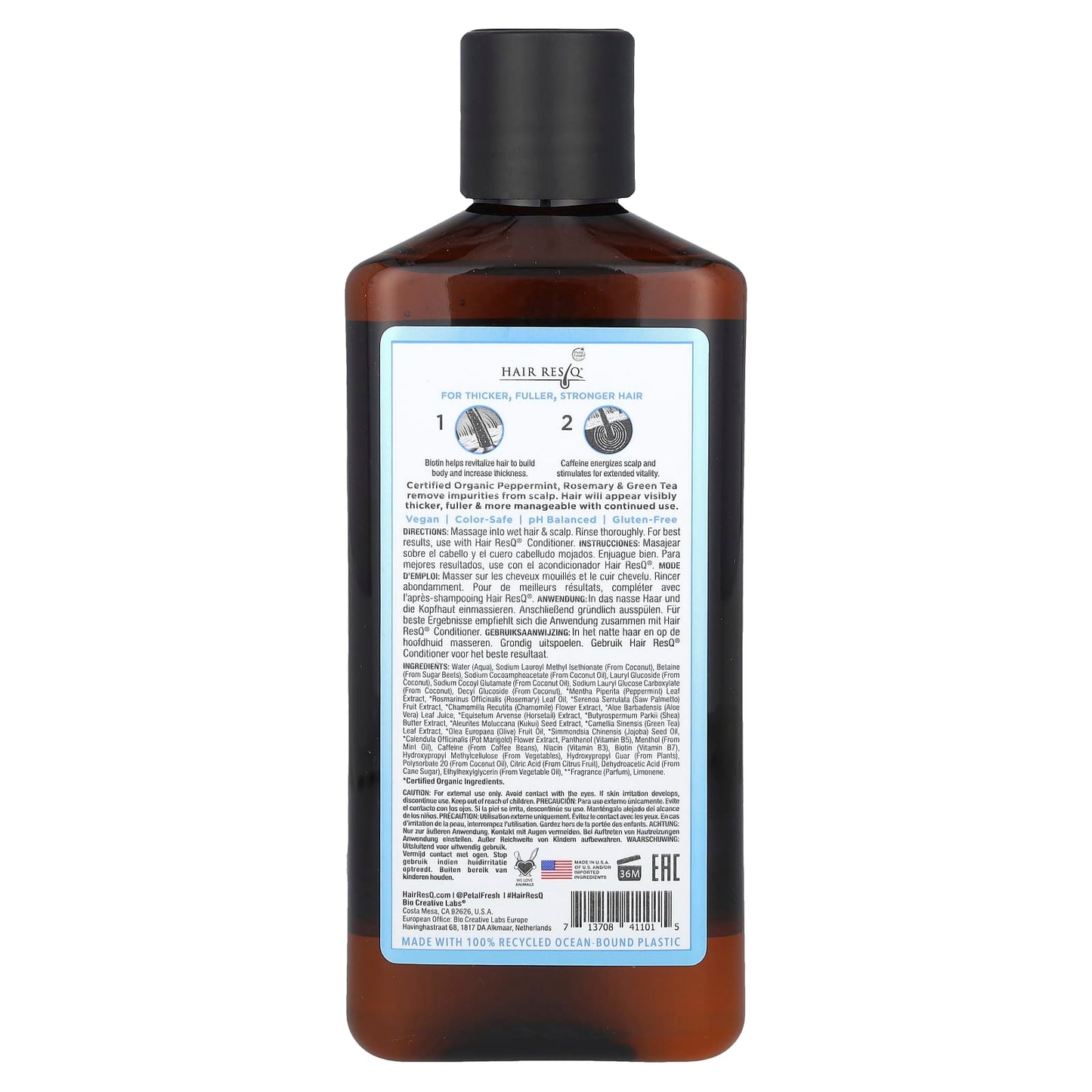 Petal Fresh, Hair ResQ®, Thickening Original Formula, Biotin Shampoo , 12 fl oz (355 ml) - Image 2
