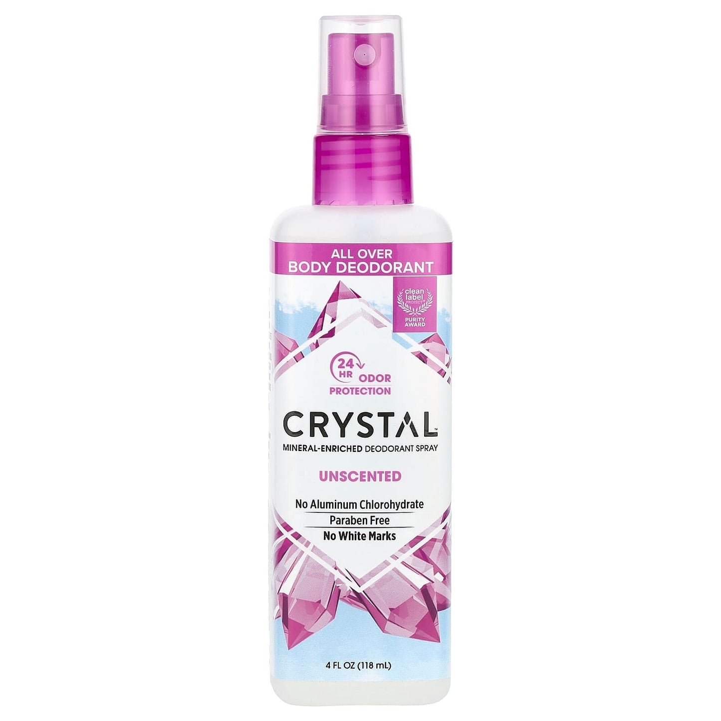 Effective Unscented Deodorant Spray for 24 Hour Odor Protection - Image 1