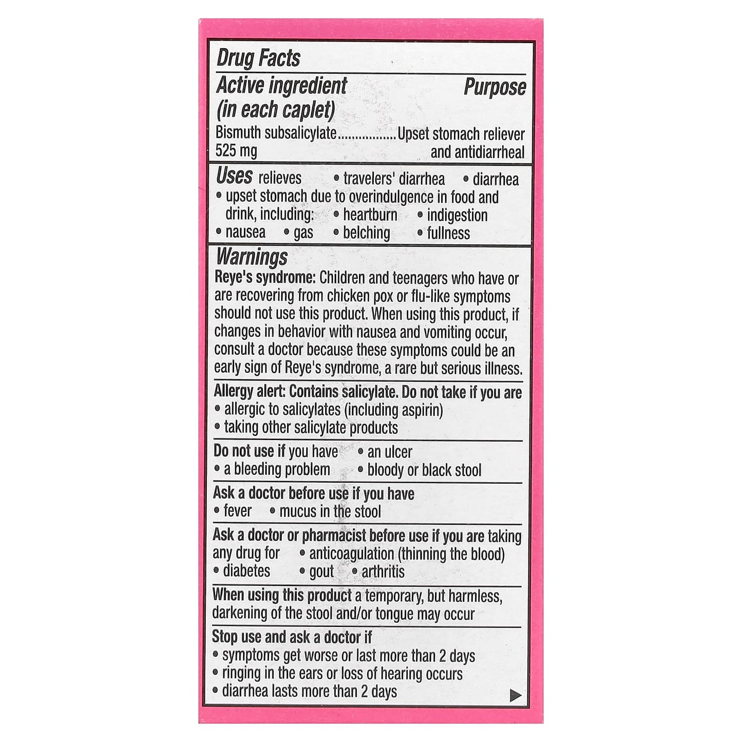 Pepto Bismol® Ultra, 24 Caplets - Image 2