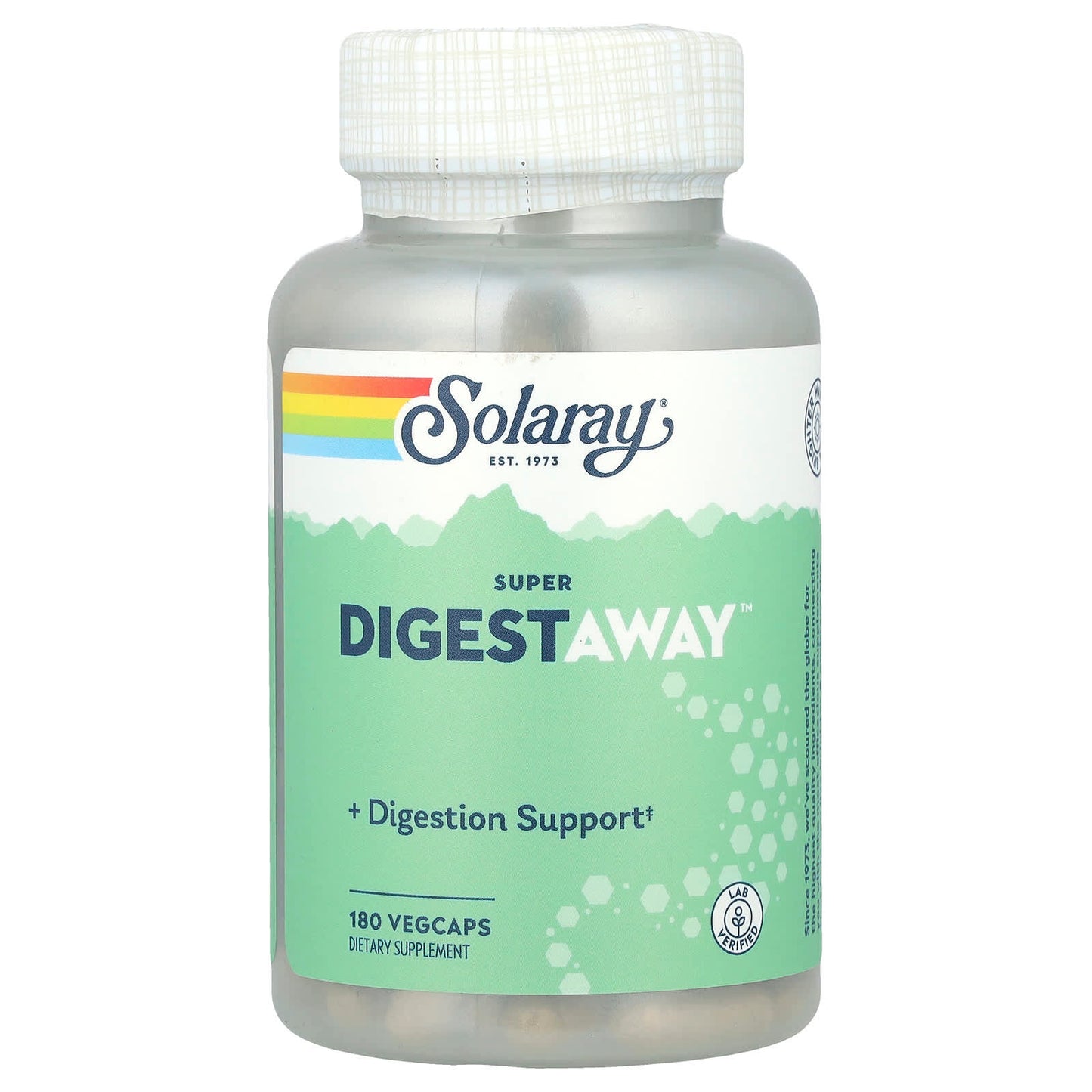 Solaray, Super Digestaway™, 180 VegCaps - Image 1