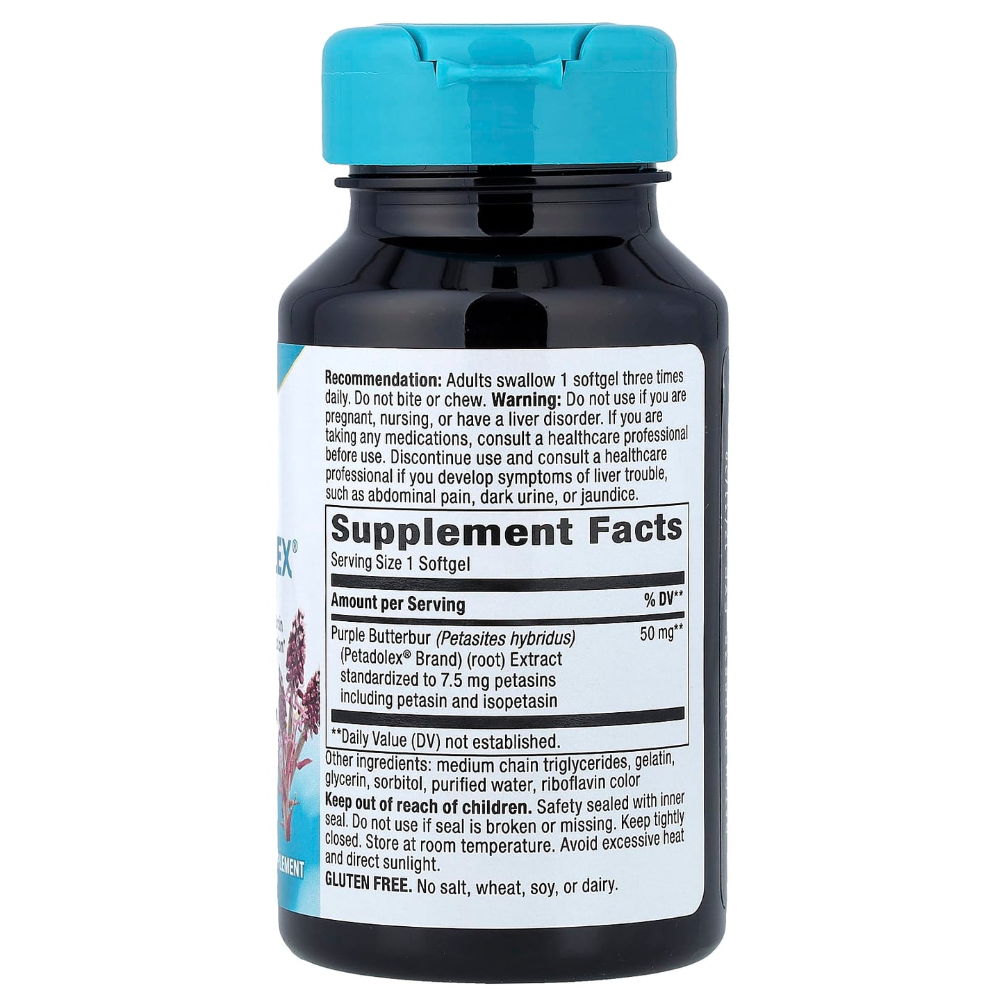 Nature's Way, PETADOLEX, Pro-Active, 50 mg , 60 Softgels - Image 2