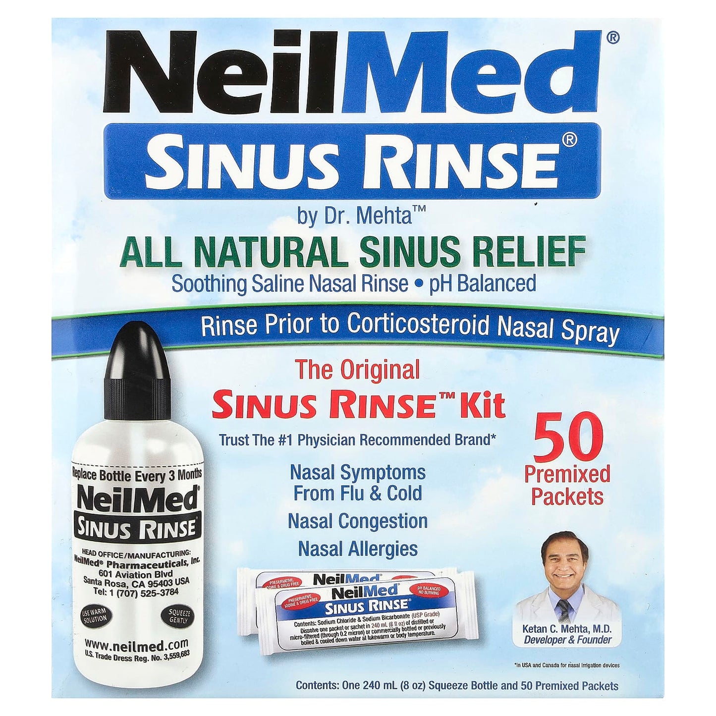 NeilMed, The Original Sinus Rinse Kit™, 1 Kit - Image 1