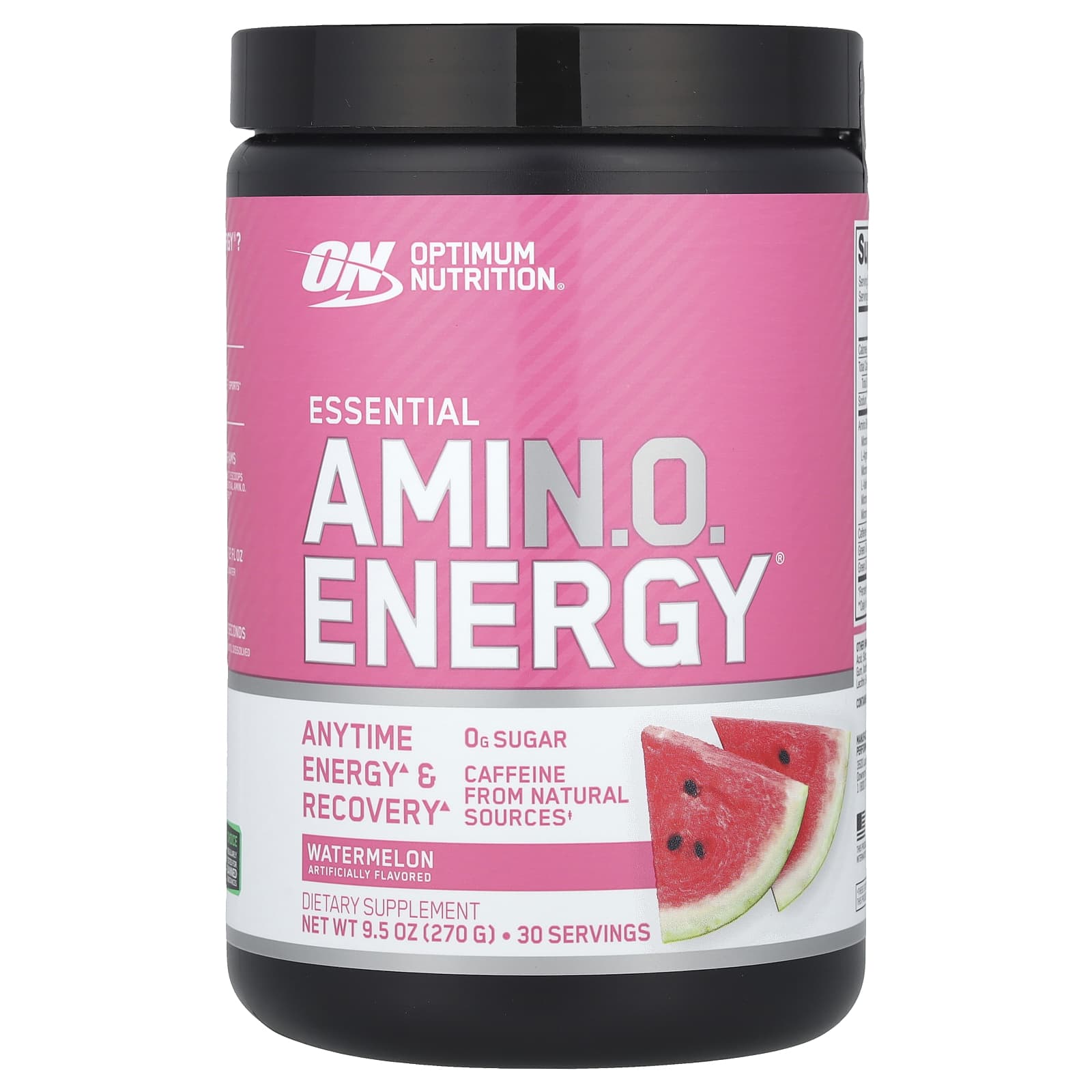 Optimum Nutrition, Essential Amin.O. Energy®, Watermelon, 9.5 oz (270 g) - Image 1
