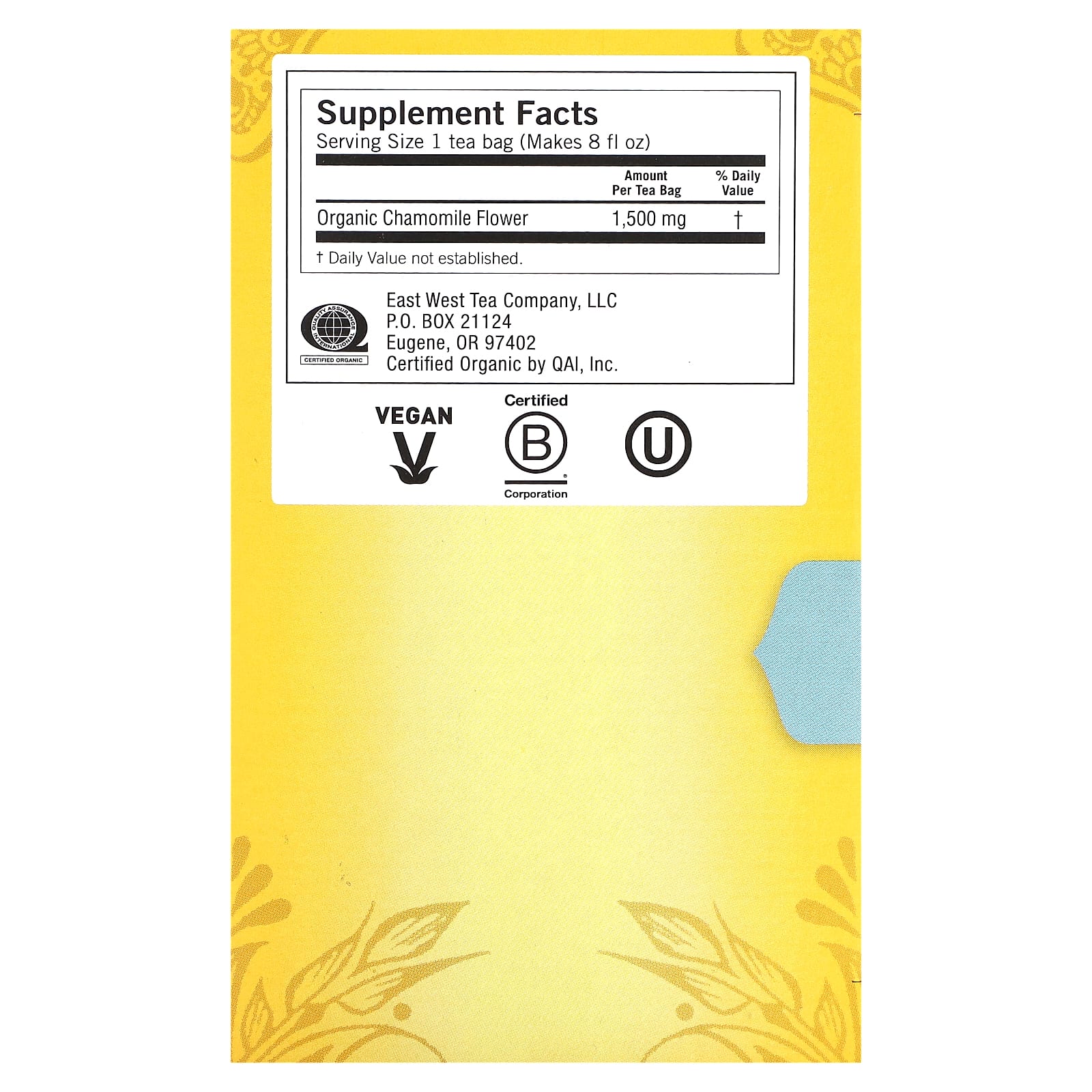 Yogi Tea, Comforting Chamomile, Caffeine Free, 16 Tea Bags, 0.85 oz (24 g)