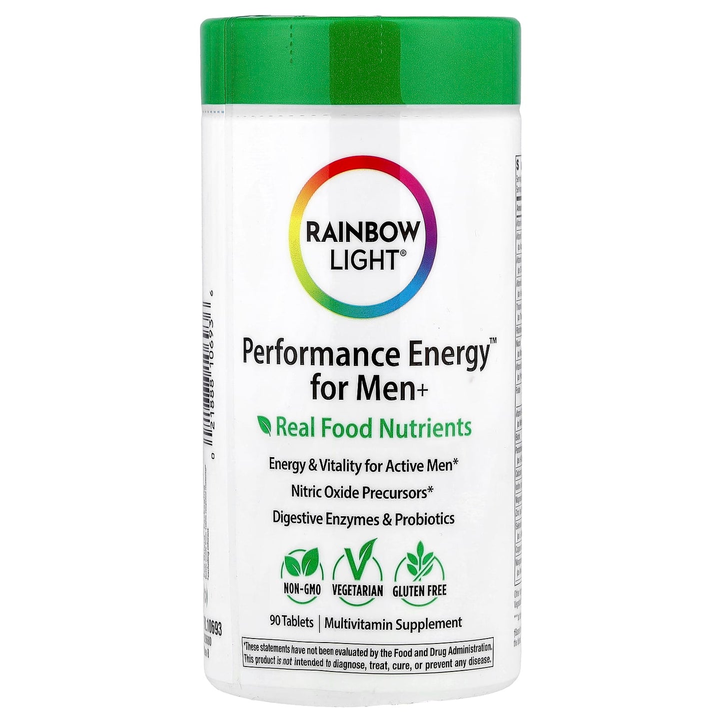 Rainbow Light, Performance Energy™ for Men+, 90 Tablets - Image 1