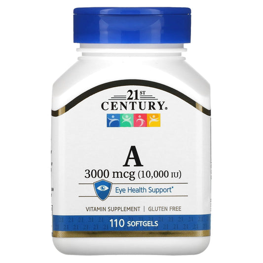 Vitamin A Supplement for Eye Health - 21st Century - 3000 mcg (10000 IU) - Image 1