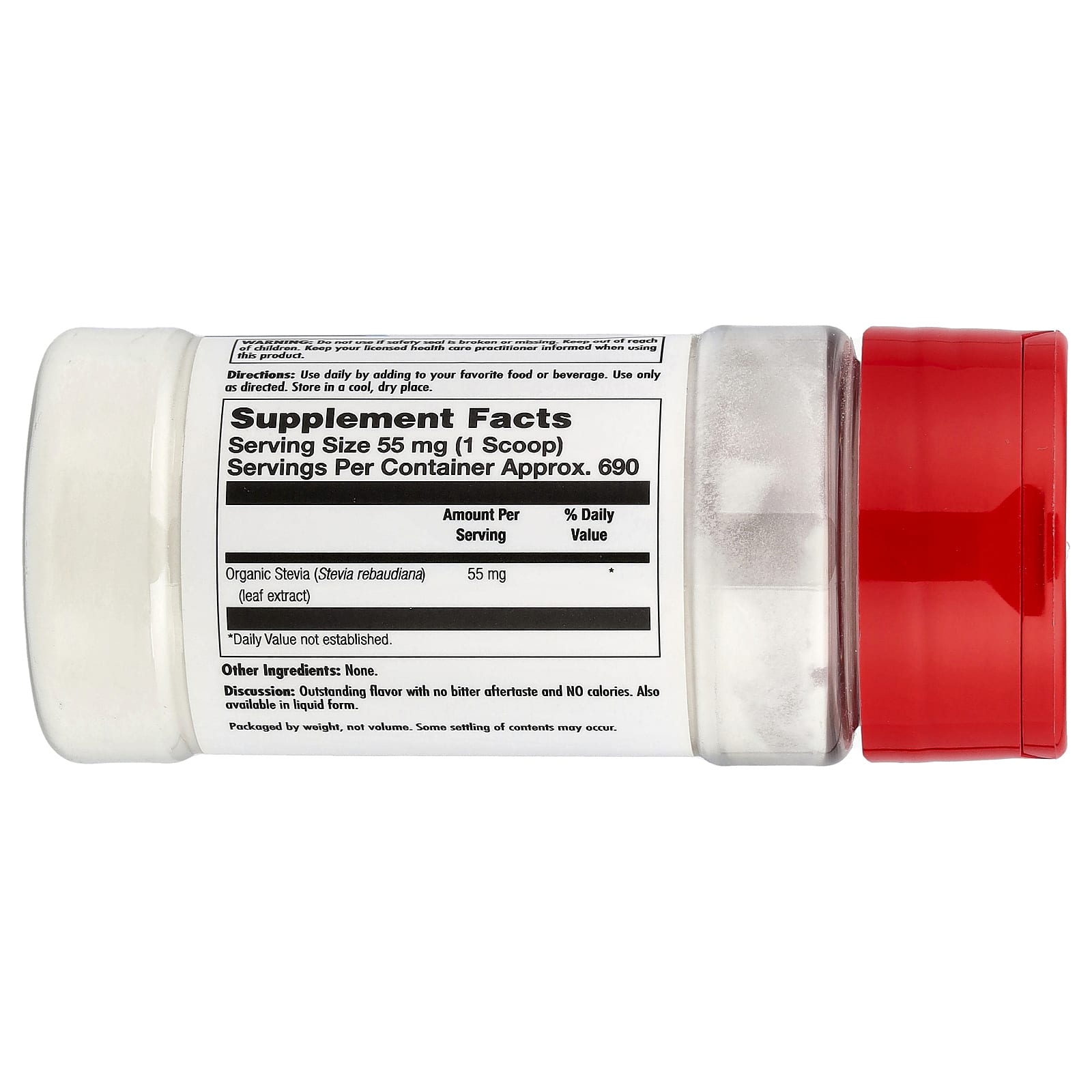 KAL, Organic Sure Stevia™ Extract, 1.3 oz (40 g) - Image 2