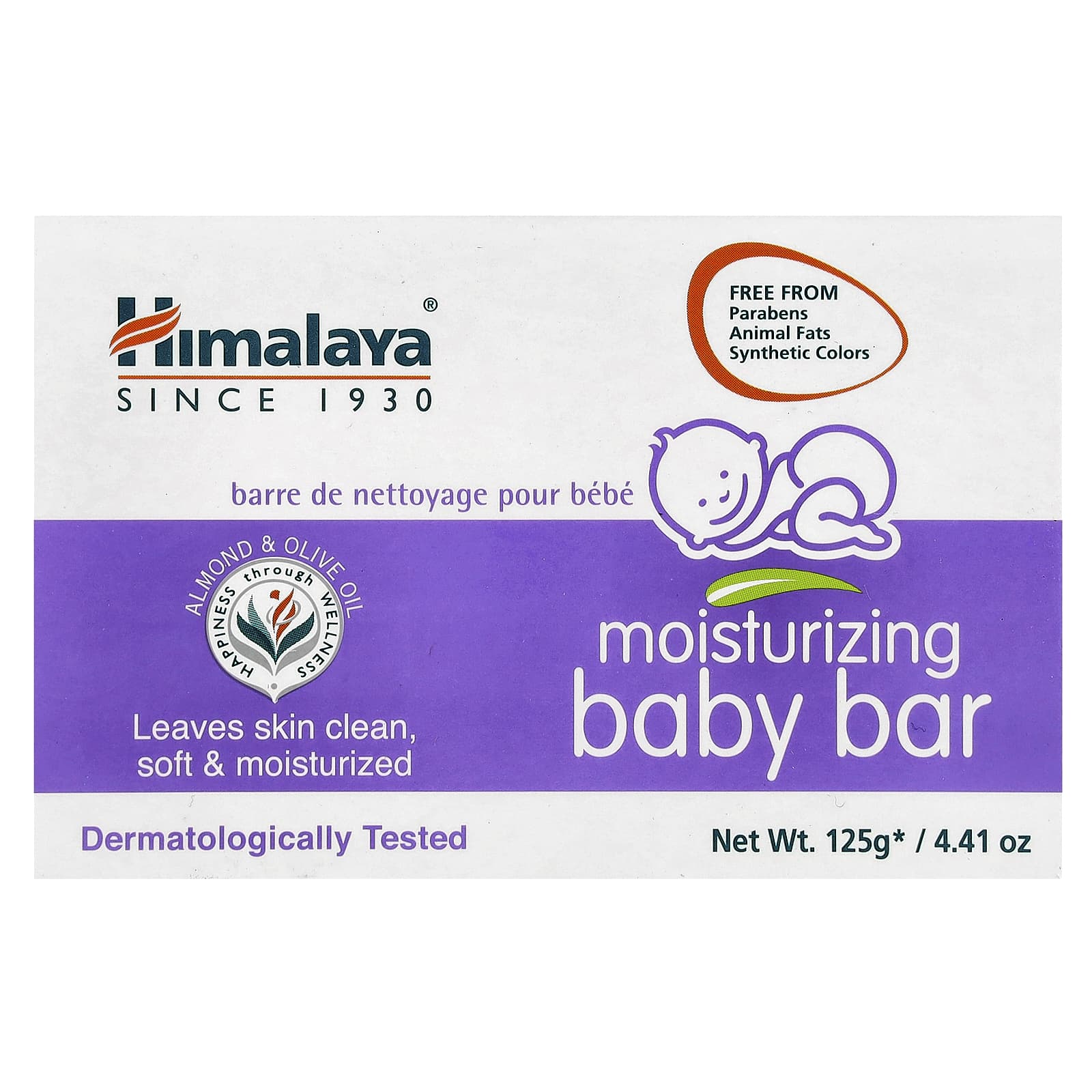 Himalaya Baby Moisturizing Soap, Almond & Olive Oil, Gentle & Nourishing - Image 1