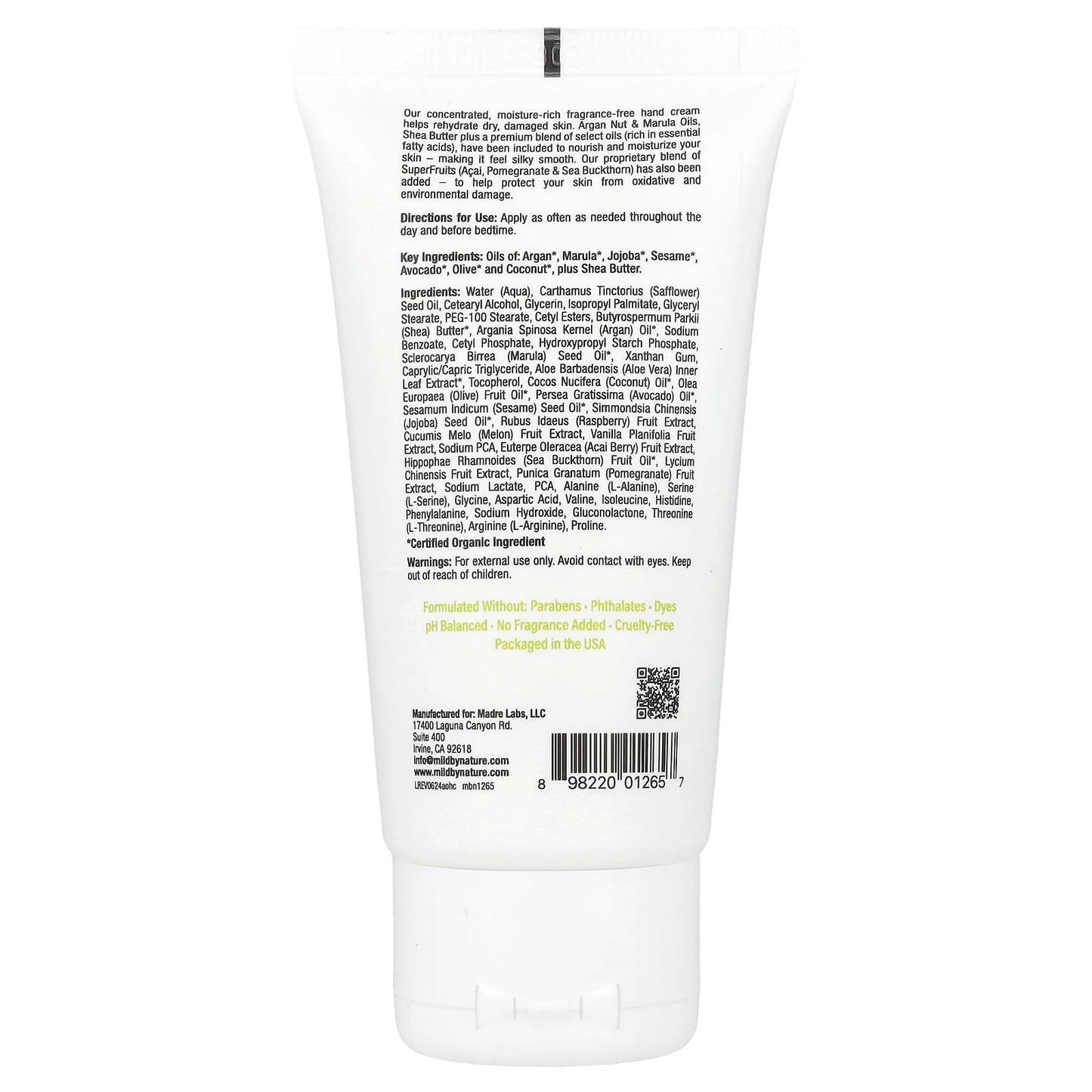 Argan Oil Hand Cream with Marula Oil & Shea Butter for Soft, Smooth Skin - Image 2
