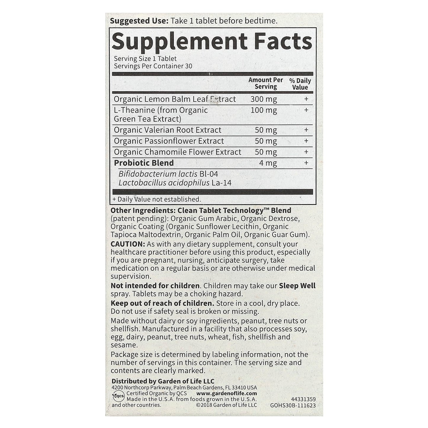 Sleep Better with Organic Garden of Life Sleep Well Supplements - Image 2