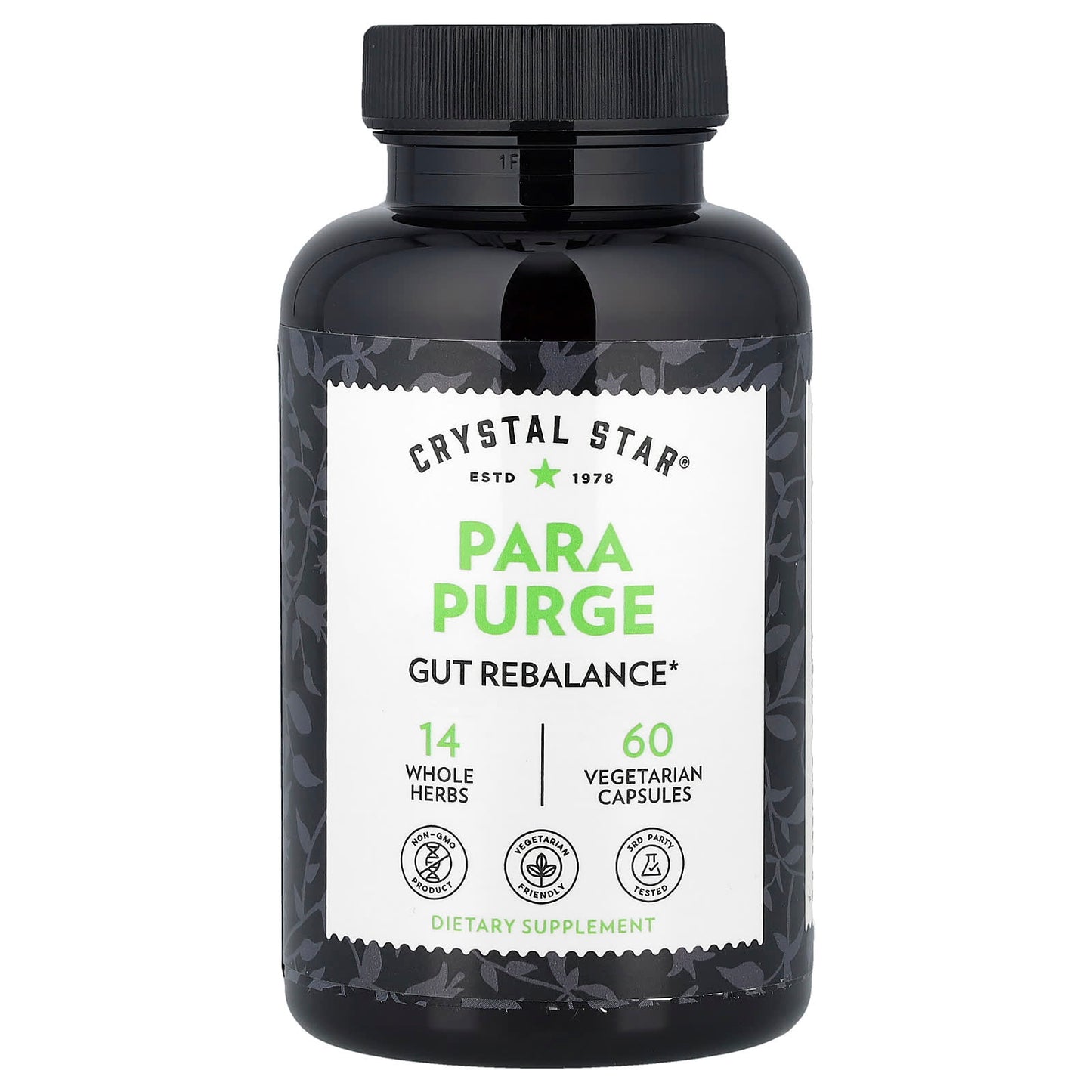 Crystal Star Para Purge, 60 Vegetarian Capsules for Gut Health - Image 1