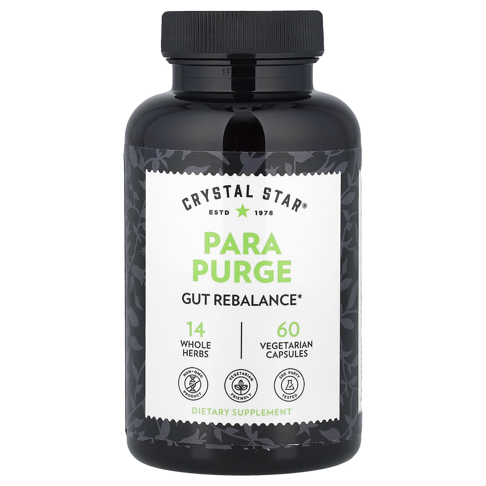 Crystal Star Para Purge, 60 Vegetarian Capsules for Gut Health - Image 1
