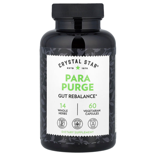 Crystal Star Para Purge, 60 Vegetarian Capsules for Gut Health - Image 1