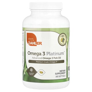 Zahler Omega 3 Platinum - Advanced Omega 3 Fish Oil Supplement