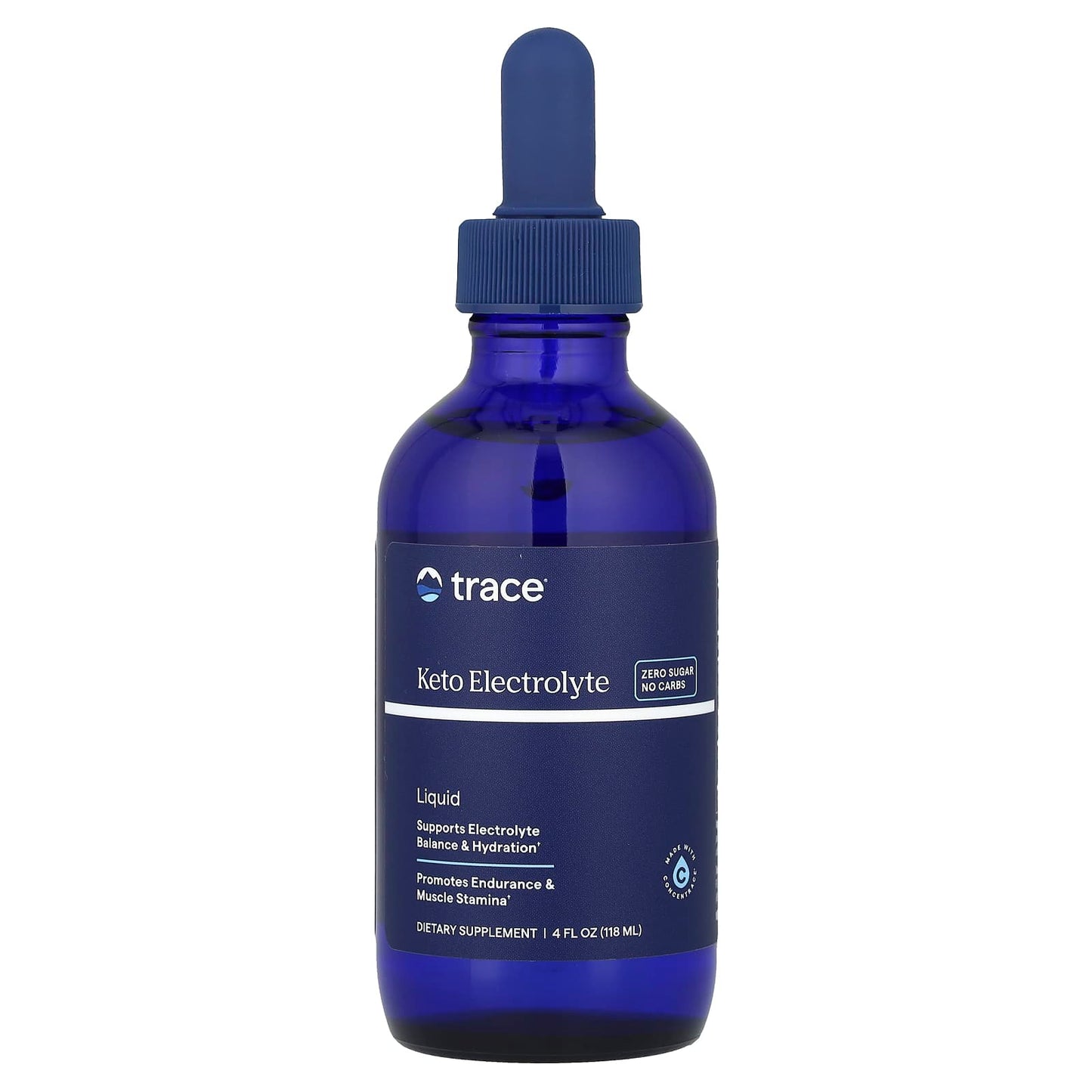 Trace, Keto Electrolyte Liquid, 4 fl oz (118 ml) - Image 1