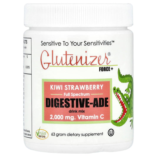 Sufficient C, Glutenizer® Force+, Kiwi Strawberry, 63 g - Image 1