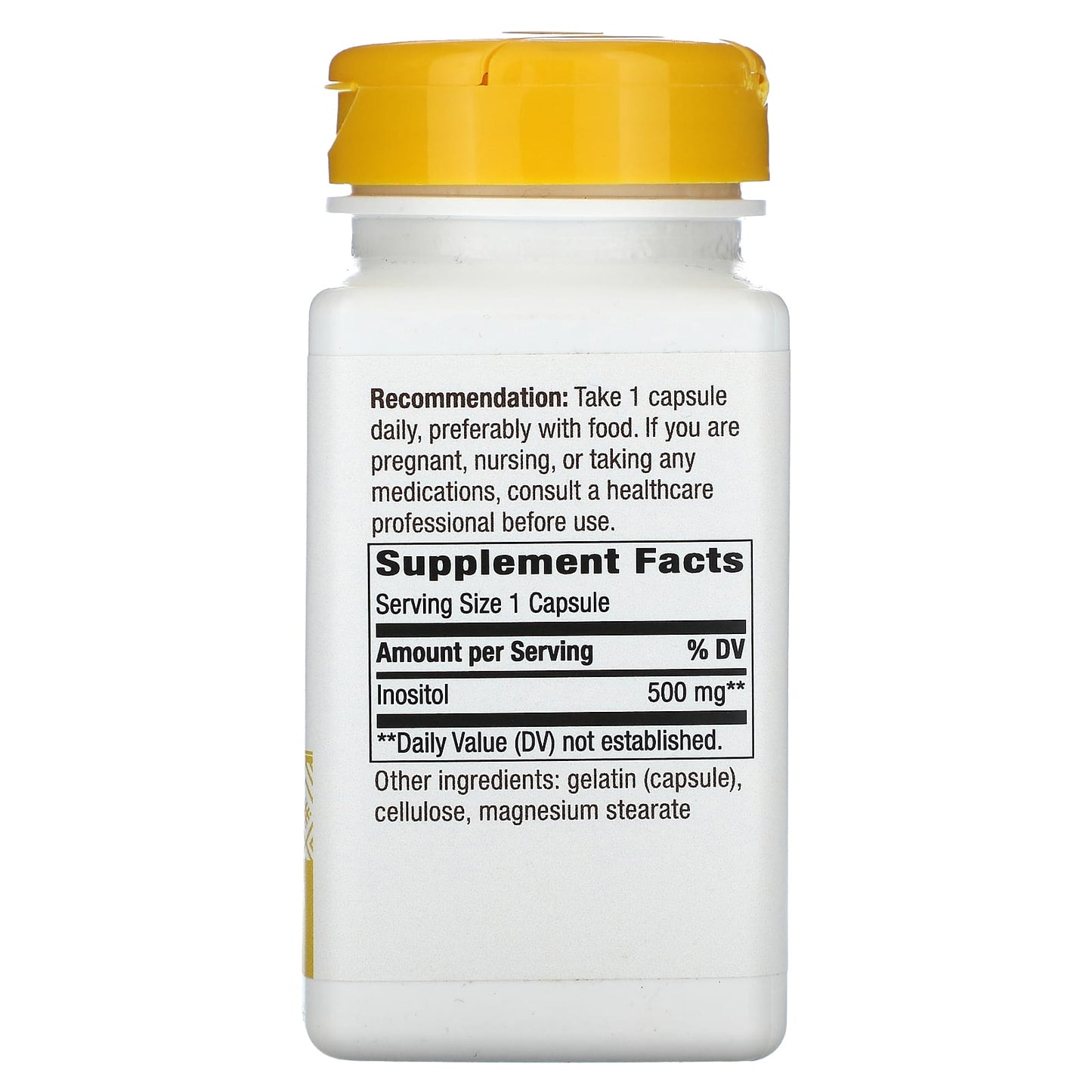 Nature's Way, Inositol, 500 mg, 100 Capsules - Image 2