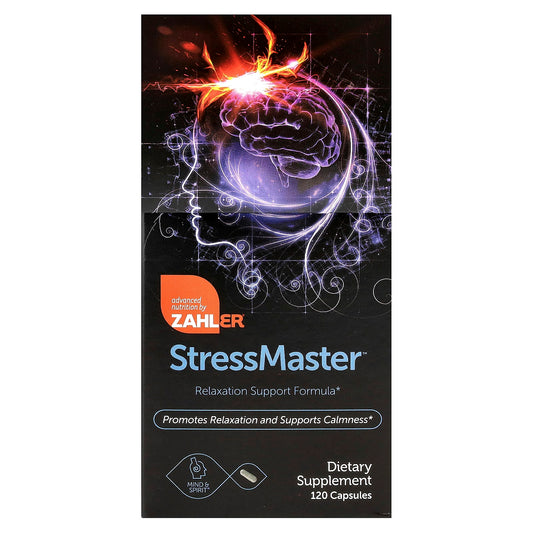 Zahler, StressMaster™, Relaxation Support Formula, 120 Capsules - Image 1