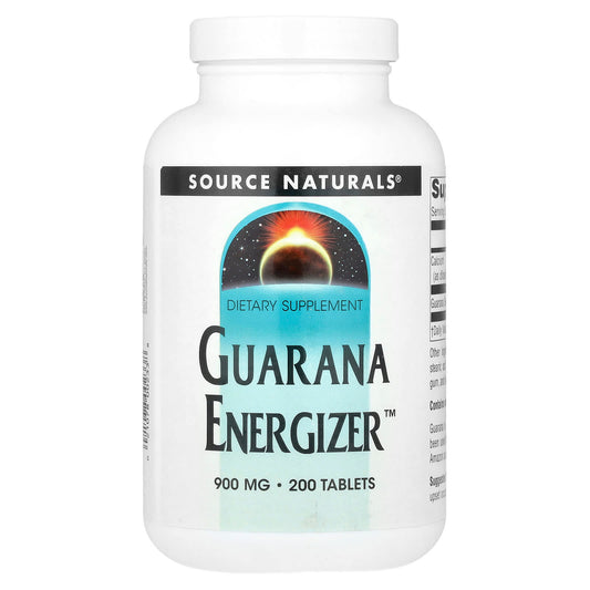 Source Naturals, Guarana Energizer™, 200 Tablets - Image 1