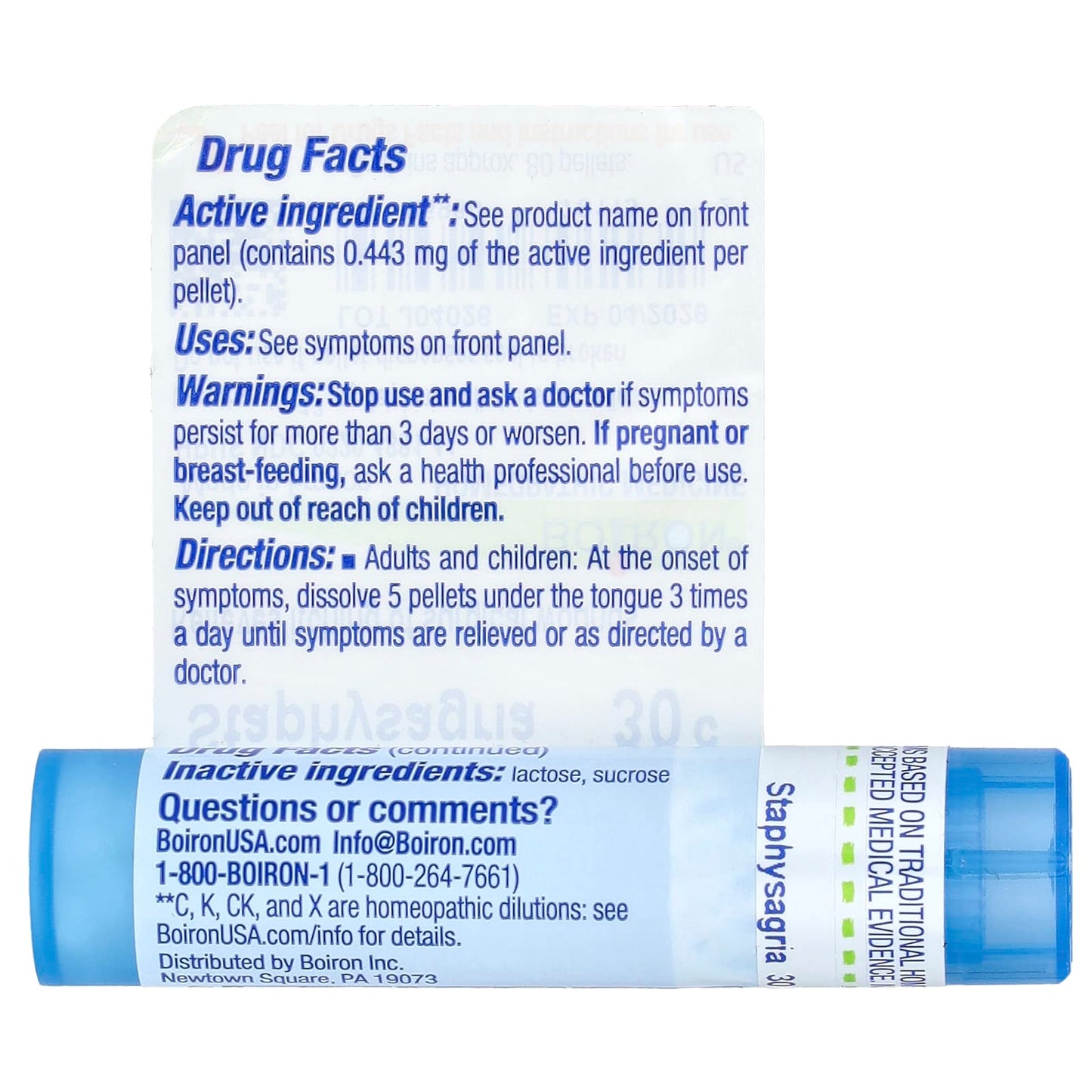 Boiron Staphysagria 30C for Itch Relief and Skin Healing - Image 2