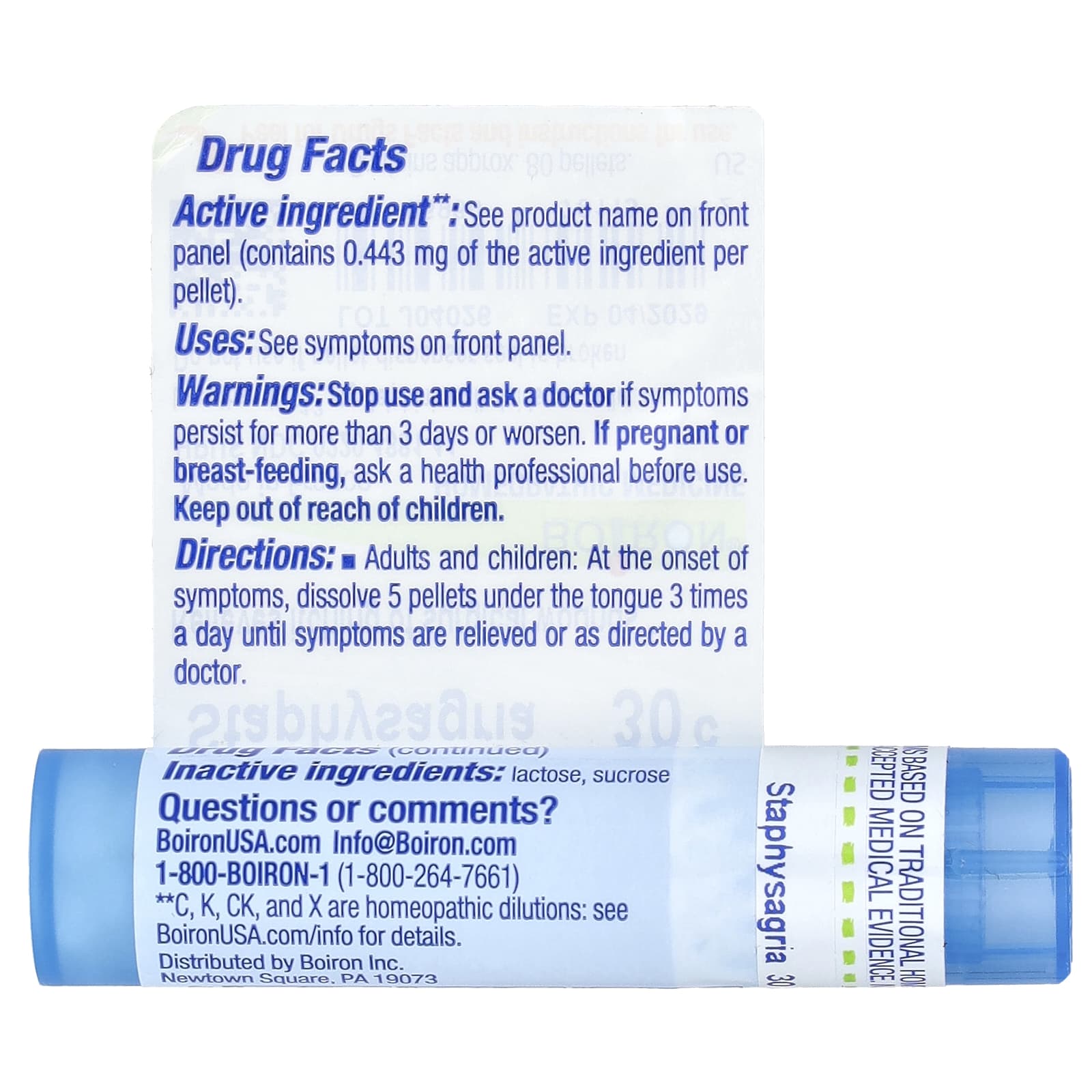 Boiron Staphysagria 30C for Itch Relief and Skin Healing - Image 2
