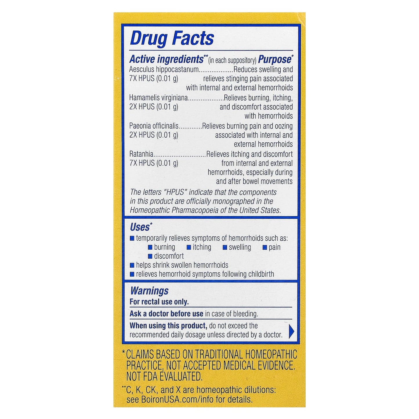 Natural Hemorrhoid Relief with Boiron HemCalm Suppositories - Image 2