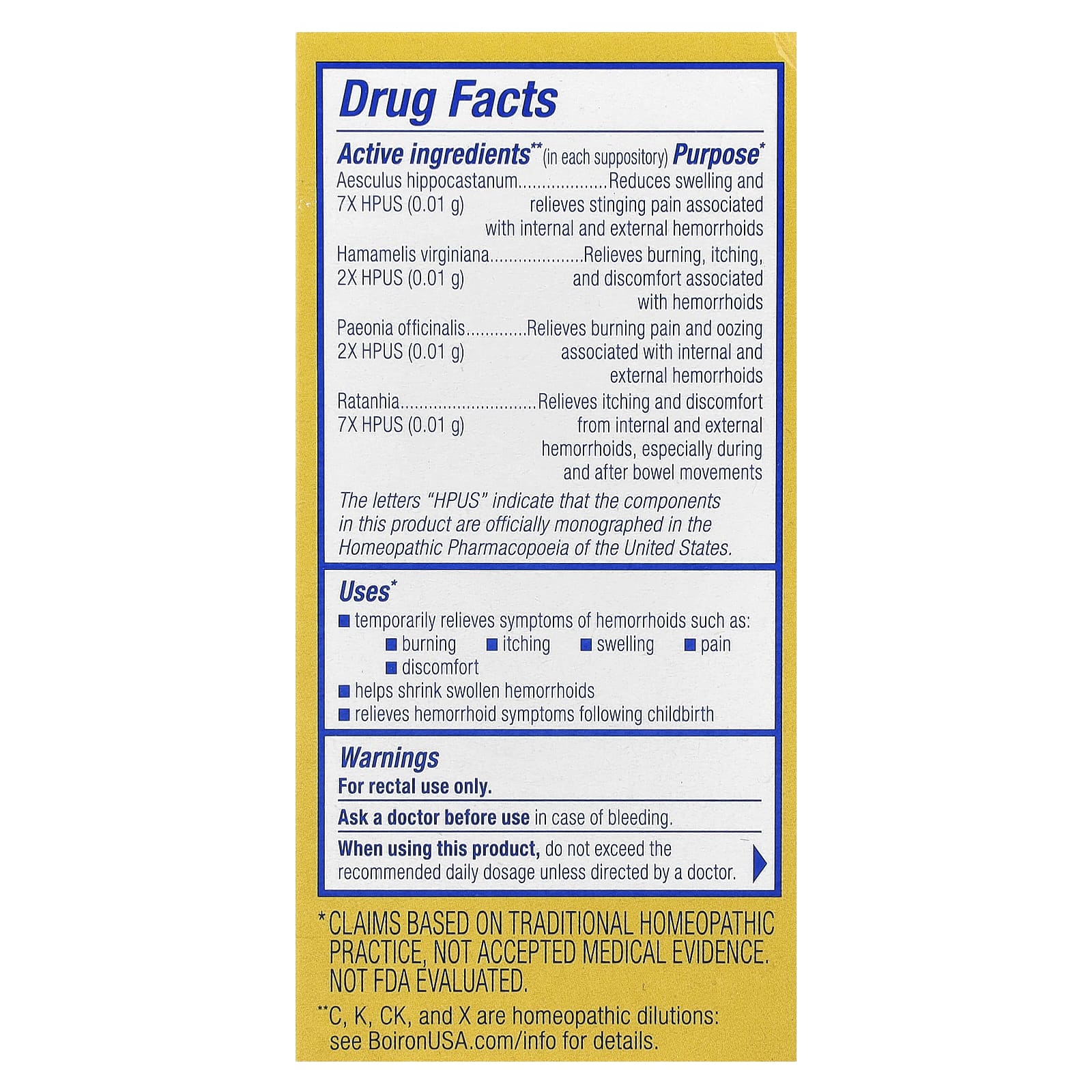 Natural Hemorrhoid Relief with Boiron HemCalm Suppositories - Image 2