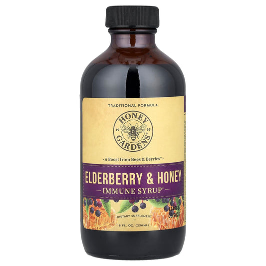 Zand, Immune Syrup, Elderberry & Honey , 8 fl oz (236 ml) - Image 1