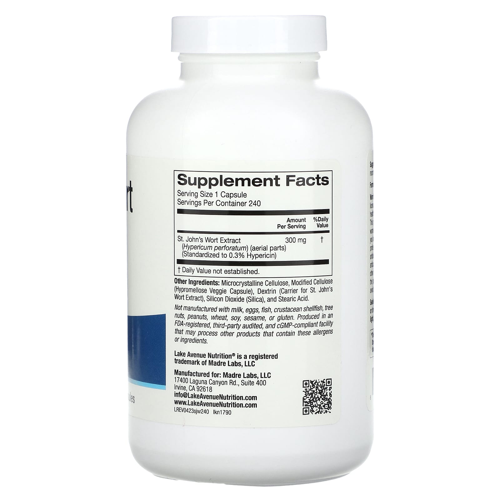 St. John's Wort Extract 300mg 240 Veggie Capsules for Mood Support - Image 2
