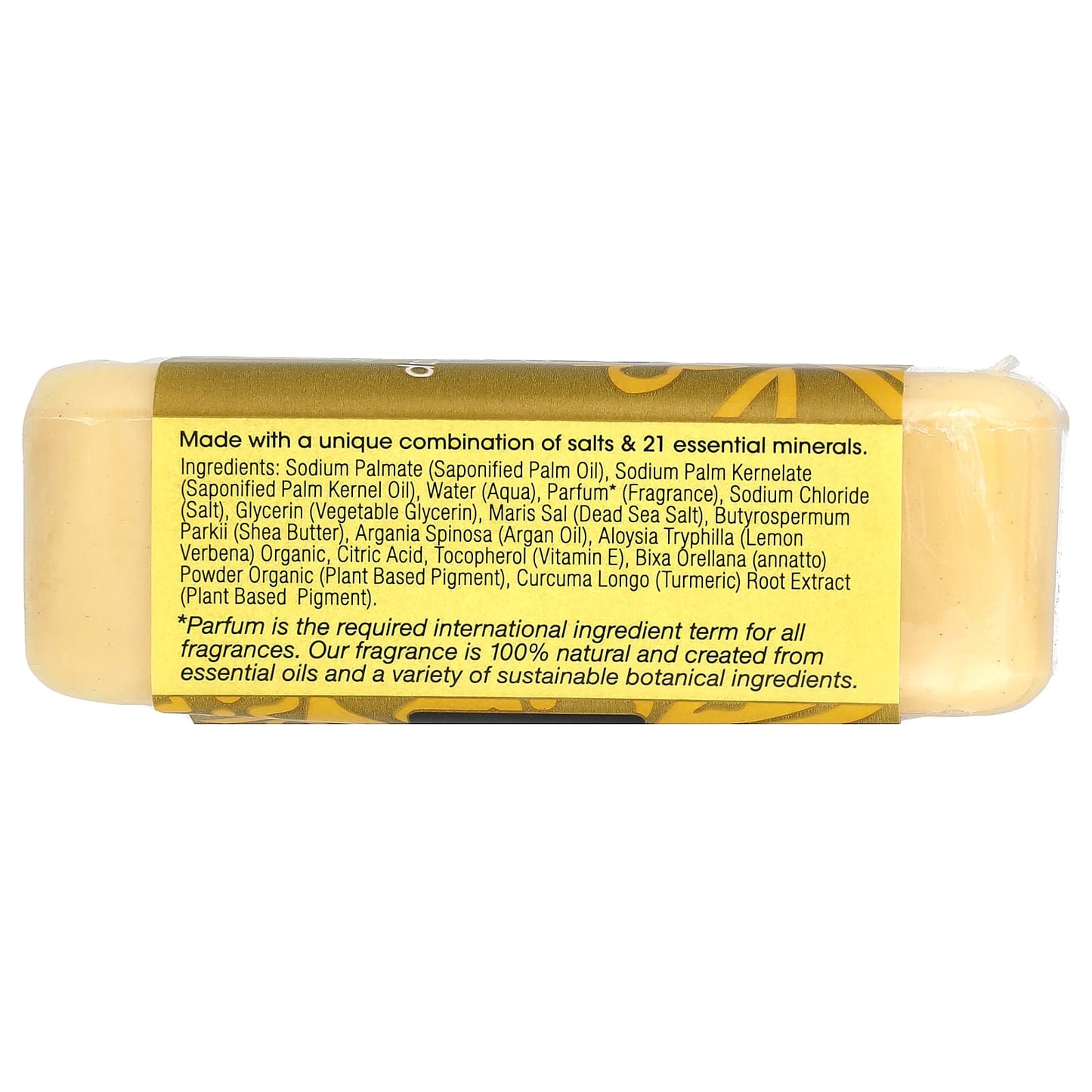 One with Nature, Dead Sea Mineral Soap Bar, Lemon Sage, 7 oz (198 g) - Image 2
